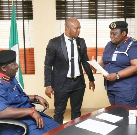 PSA Nigeria official document handover with Nigerian security authorities